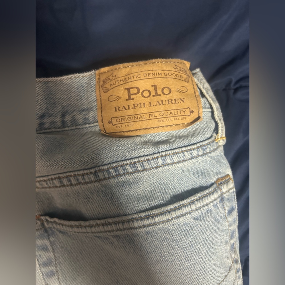 Polo Ralph Lauren Heritage Straight Fit Jeans 34x32 Light Wash
